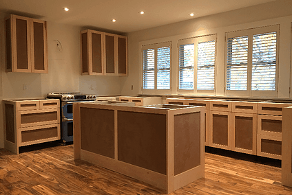 kitchen not painted